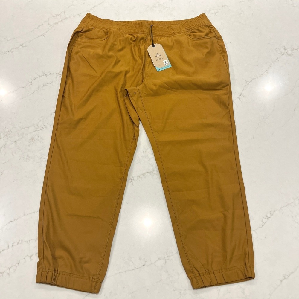 prAna NEW Antique Bronze Halle E-Waist Jogger Pant Plus II Womens 18W Gorpcore